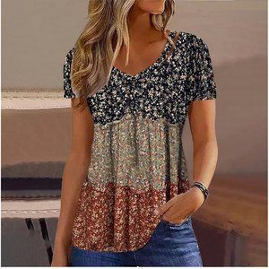 Hippy Print Top